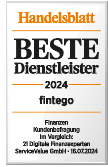 Beste Dienstleister 2024 Handelsblatt Siegel